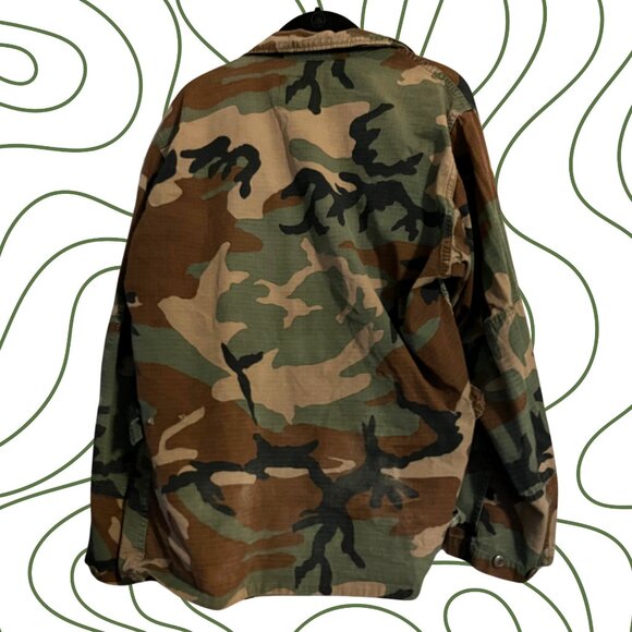 🔥 Vintage USMC Camo Jacket – 90s Military Surplus Vibes 🔥 - Picture 2 of 7